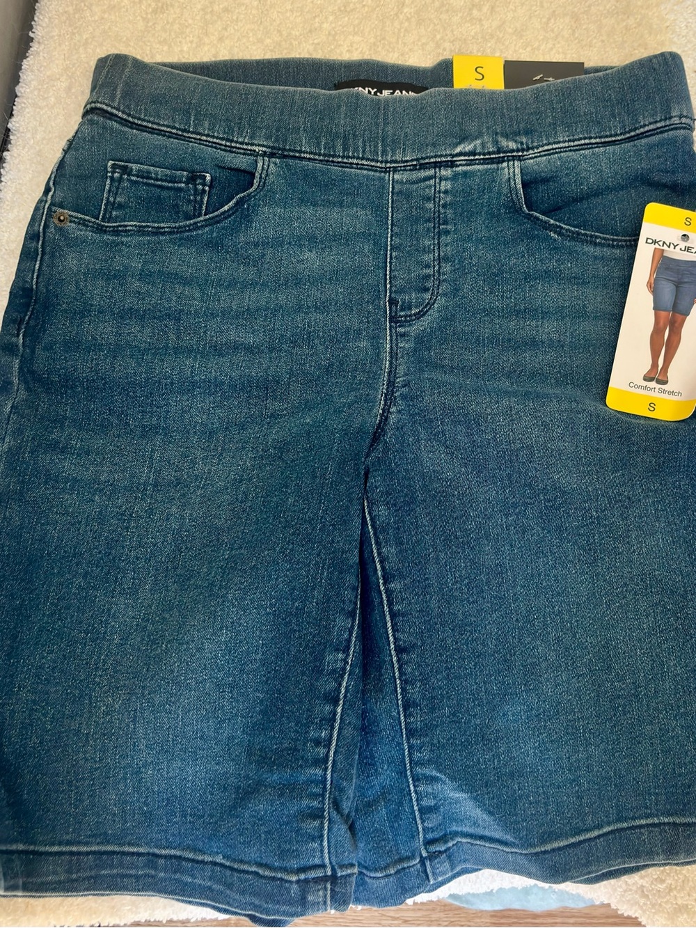 Waistband denim DYNY blue jean shorts